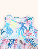 Fresh Leaf Printed Dress