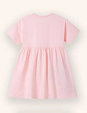 Cute Rabbit Applique Dress