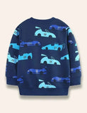 Racing Car Printed Sweatshirt