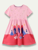 Royal Ball Printed Dress