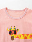 Longnecked Animal Printed T-Shirt
