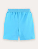 Bunny Embroidered Cotton Shorts