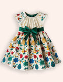 Christmas Bell Printed Dress