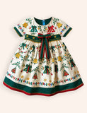 Christmas Bell Printed Dress