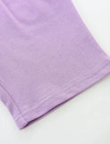 Flower Embroidered Cotton Shorts