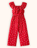 Valentine's Day Love Print Jumpsuit
