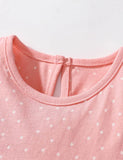 Cute Mouse Dot Appliqué Cotton Dress