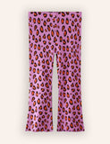 Leopard Print Flared Leggings