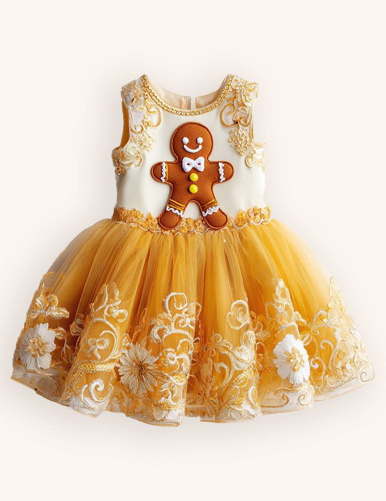 Tulle Gingerbread Christmas Dress