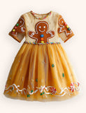Tulle Gingerbread Christmas Dress