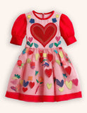 Valentine's Day Heart Party Tulle Dress