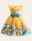 Flower Bunny Tulle Dress