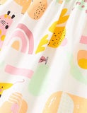 Animal Printed Long Sleeve Dress - Mini Taylor