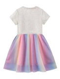 Butterfly Sequin Gauze Mesh Dress - Mini Taylor