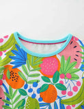 Cartoon Fruit Printed Pocket Dress - Mini Taylor