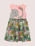 Elephant Appliqué Dress