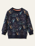 Funny Dinosaur Full Printed Sweatshirt