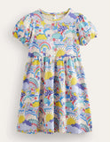 Short-sleeved Fun Jersey Dress
