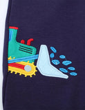 Cartoon Excavator Embroidery Sweatpants - Mini Taylor