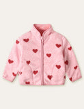 Cartoon Printed Fleece Jacket