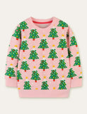 Christmas Tree Full Printed Sweatshirt - Mini Berni