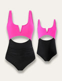 Color Block Family Matching Swim Suit - Mini Taylor