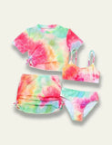 Color Printed Swim Suit