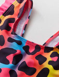 Colorful Leopard Printed Swim Suit - Mini Taylor