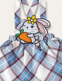 Cute Easter Bunny Appliqué Romper Set - Mini Taylor