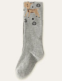 Cute Elk Knitted Printed Leggings - Mini Taylor