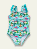 Flamingo Print Swimsuit