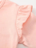 Floral Rabbit Appliqué Embroidered Long Sleeve T-shirt - Mini Taylor