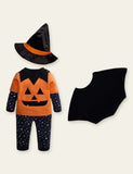 Halloween Pumpkin Long-Sleeve Set - Mini Berni