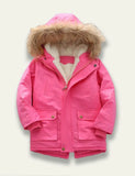 Hooded Pocket Cotton Coat - Mini Taylor