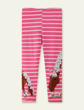 Horse Appliqué Leggings