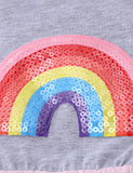 Rainbow Appliqué Tulle Dress - Mini Taylor
