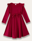 Red Plaid Family Matching Dress - Mini Taylor