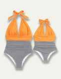 Strap Family Matching Swim Suit - Mini Taylor