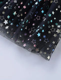 Unicorn and Star Mesh Long Sleeve Party Dress - Mini Taylor