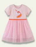 Unicorn Sequins Tulle Dress