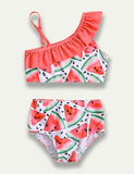 Watermelon Printed Swim Suit