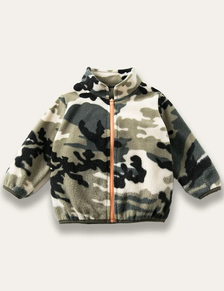 Winter Solid Color Plush Coat - Mini Taylor
